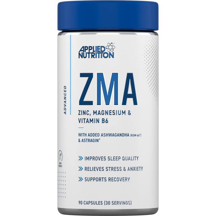 Applied Nutrition ZMA Zinc and Magnesium plus Vitamin B6 90 Veggie Capsules