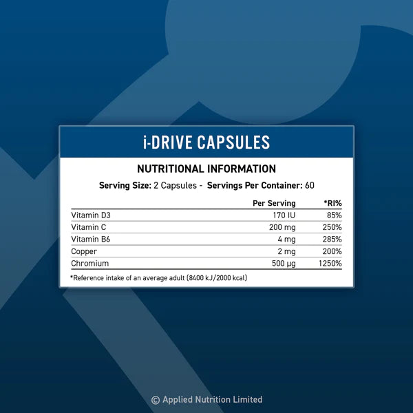 Applied Nutrition iDrive Insulin Driver, 120 Veggie Capsules