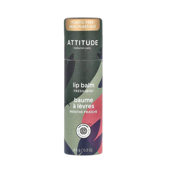 Attitude Lip Balm Leaves Bar Mint .3 oz.