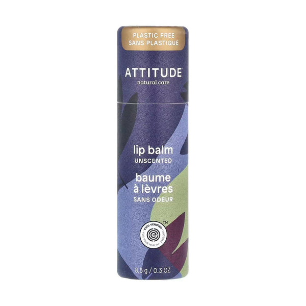 Attitude Lip Balm Leaves Bar Unscented .3 oz.