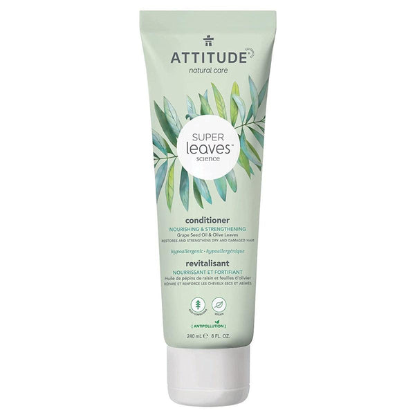 Attitude Natural Care Super Leaves Conditioner Nourishing Strenghtening Grapeseed Oil & Olive Leaves 240ml