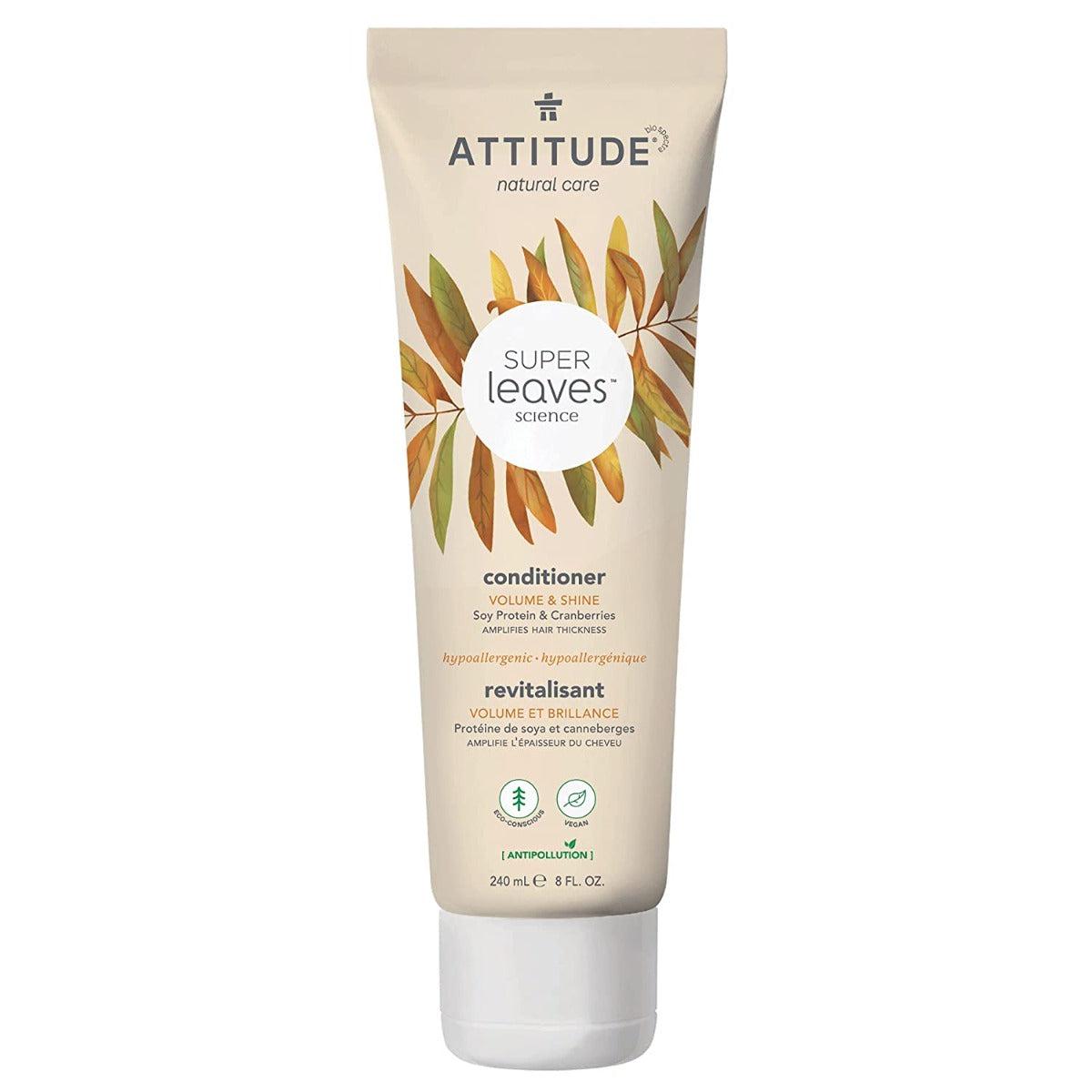 Attitude Natural Care Super Leaves Conditioner Volume & Shine Soy Protein & Cranberries 240ml