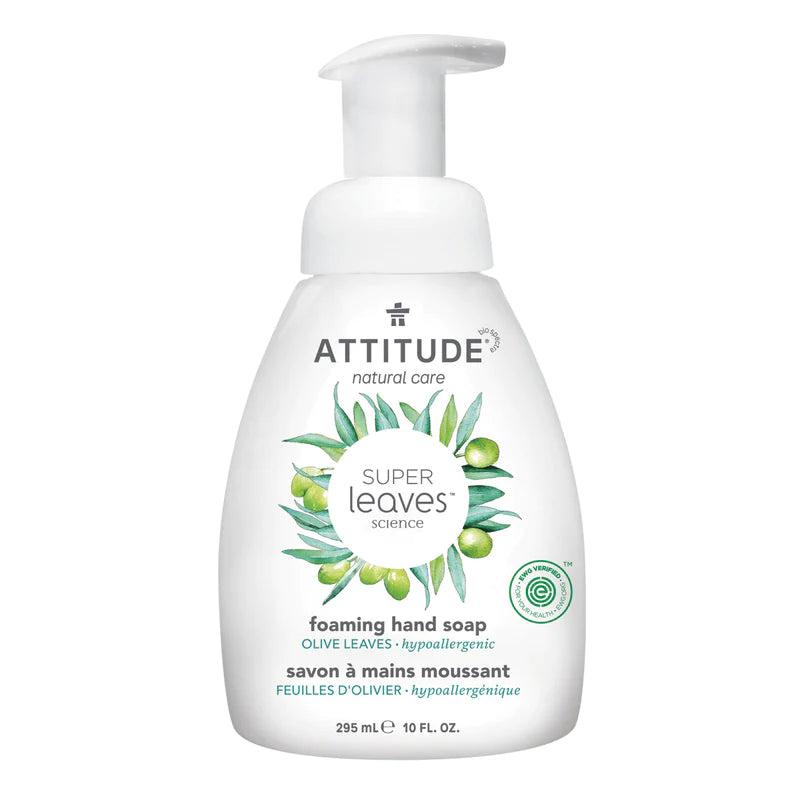 Attitude Natural Care Super Leaves Foaming Hand Soap with Olive Leaves 295ml