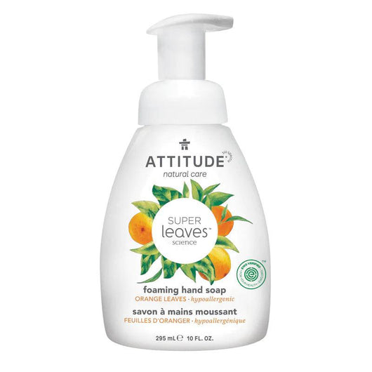 Attitude Natural Care Super Leaves Foaming Hand Soap with Orange Leaves 295ml