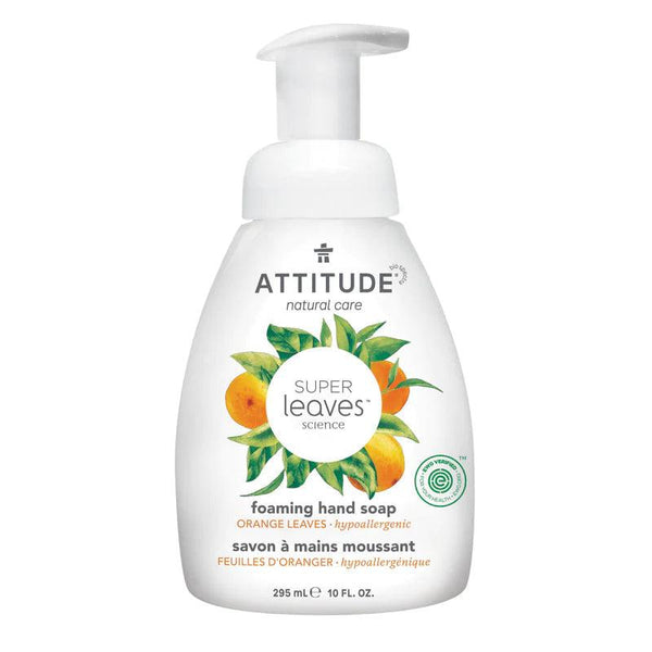 Attitude Natural Care Super Leaves Foaming Hand Soap with Orange Leaves 295ml