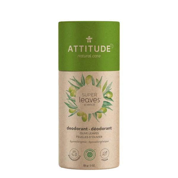 Attitude Super leaves Natural Deodorant Aluminium free - Olive Leaves 85g