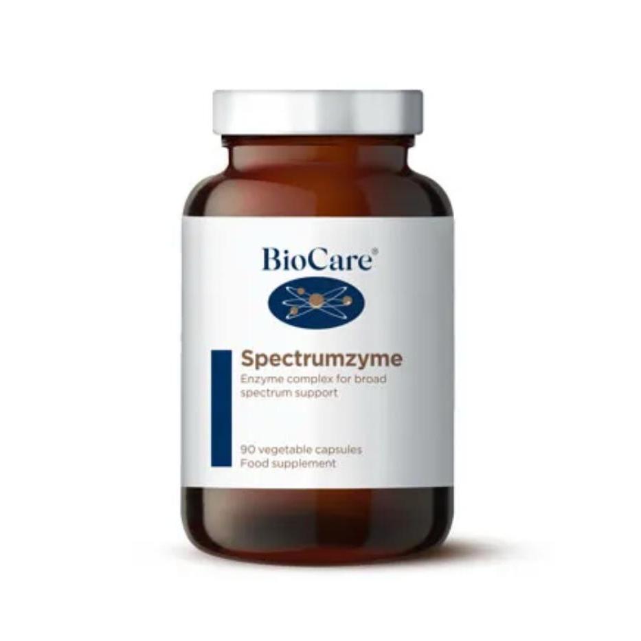 BIOCARE Spectrumzyme Digestive Enzyme Complex 90 Vegetarians Caps