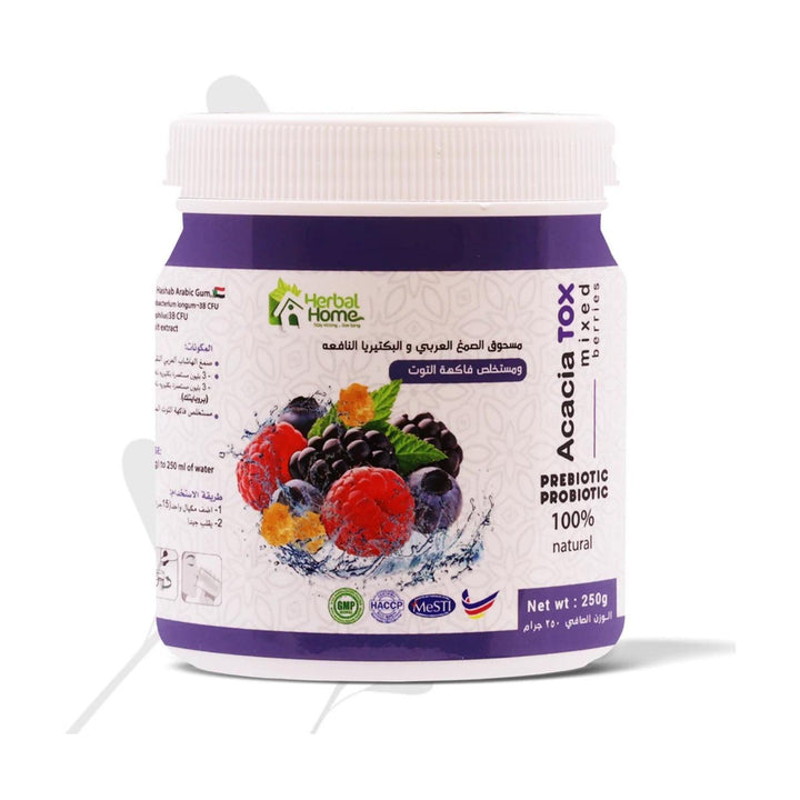 BIOVIDA Acacia TOX Mixed Berries Prebiotic & Probiotic 100% Natural 250g