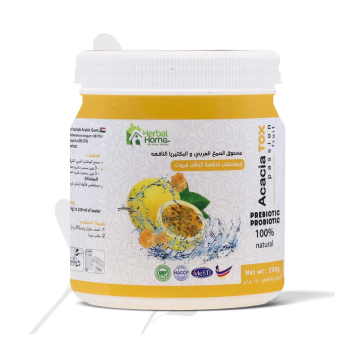 BIOVIDA Acacia TOX Passion Fruit Prebiotic & Probiotic 100% Natural 250g