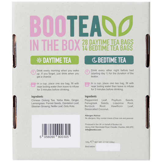 BOOTEA 28 DAY TEATOX Daytime Tea & Bedtime Tea