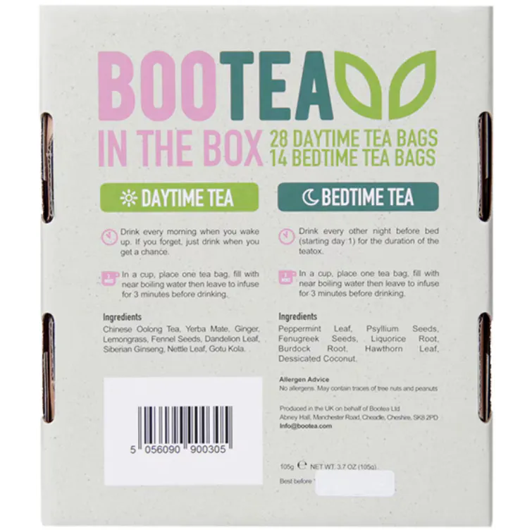 BOOTEA 28 DAY TEATOX Daytime Tea & Bedtime Tea