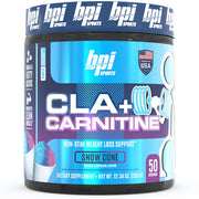 BPI Sports CLA + CARNITINE Non-Stim Weight Loss Support Snow Cone 350g