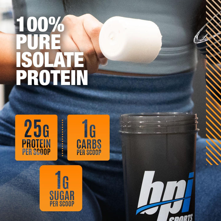 BPI Sports ISO HD Isolate Protein Vanilla Cookie Gluten Free High Protein Low Calorie- 69 Servings, 2.2 Kg