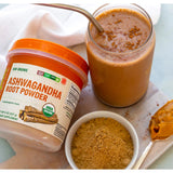 BareOrganics Organic Ashwagandha Root Powder Gluten-Free & Non-GMO 227g