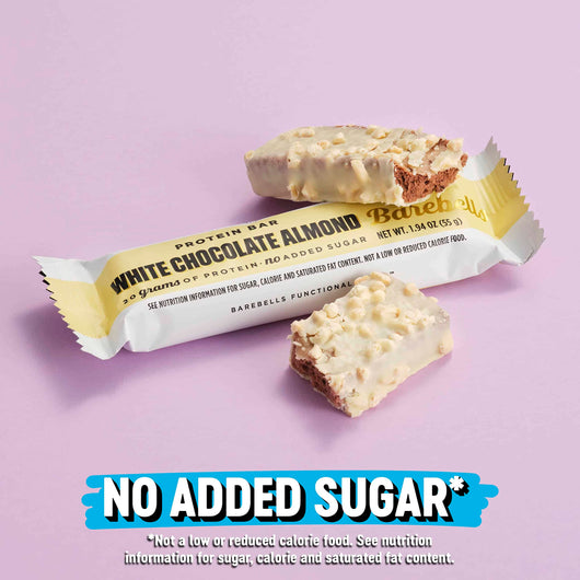 Barebells Protein Bar White chocolate Almond 20g Protein No Added Sugar 55g