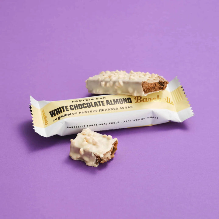 Barebells Protein Bar White chocolate Almond 20g Protein No Added Sugar 55g