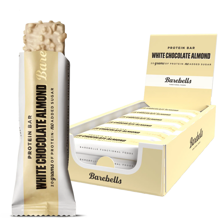 Barebells Protein Bar White chocolate Almond 20g Protein No Added Sugar 55g