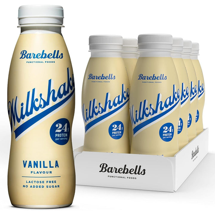 Barebells Protein Shake Vanilla Milkshake No Added Sugar Lactose Free 330ml