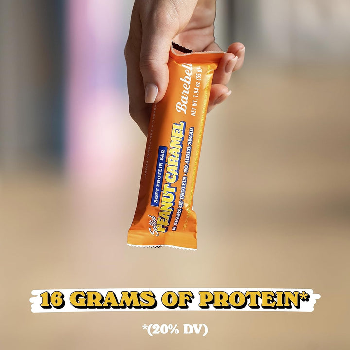 Barebells Soft Protein Bar Peanut Caramel 16g Protein No Added Sugar 55g