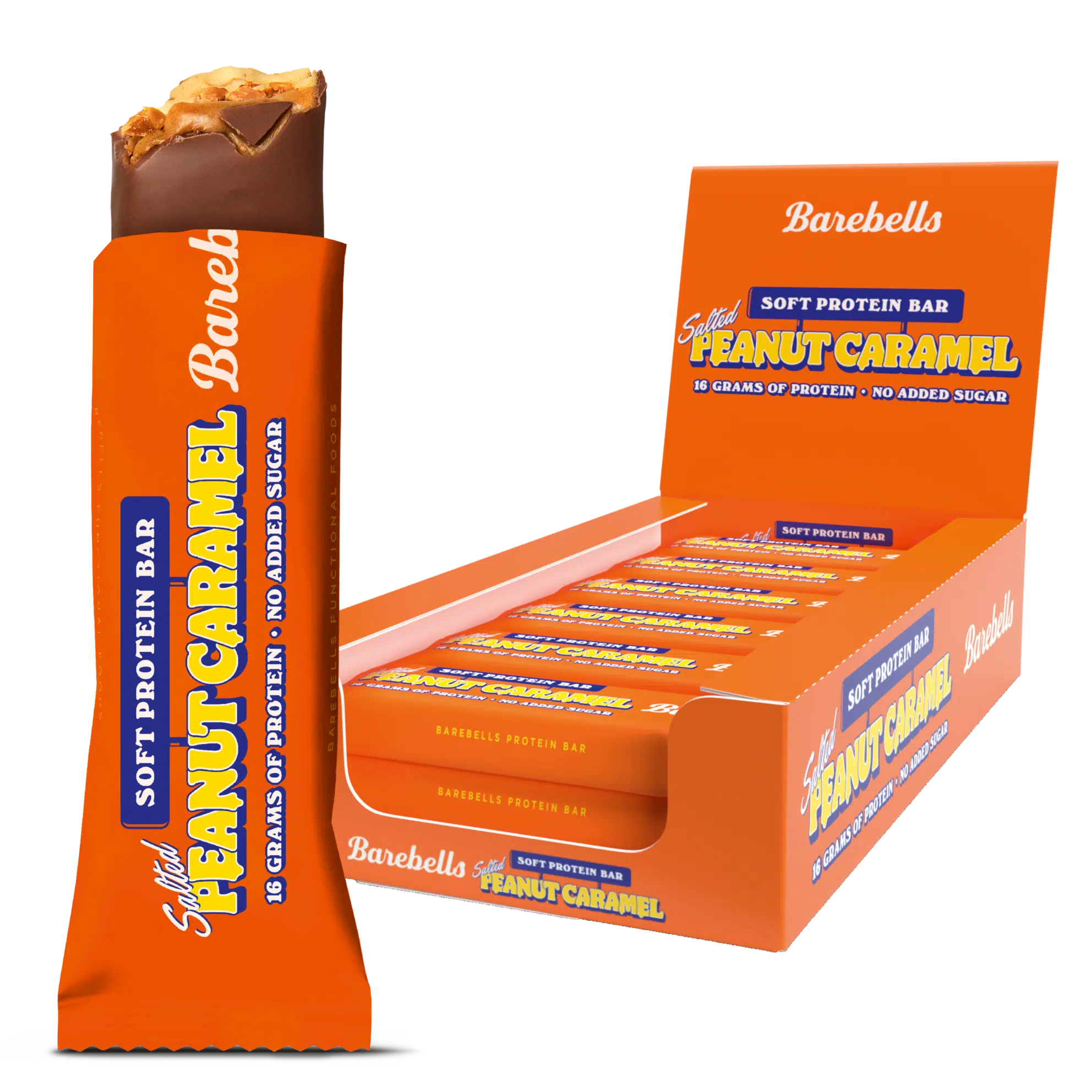 Barebells Soft Protein Bar Peanut Caramel 16g Protein No Added Sugar 55g
