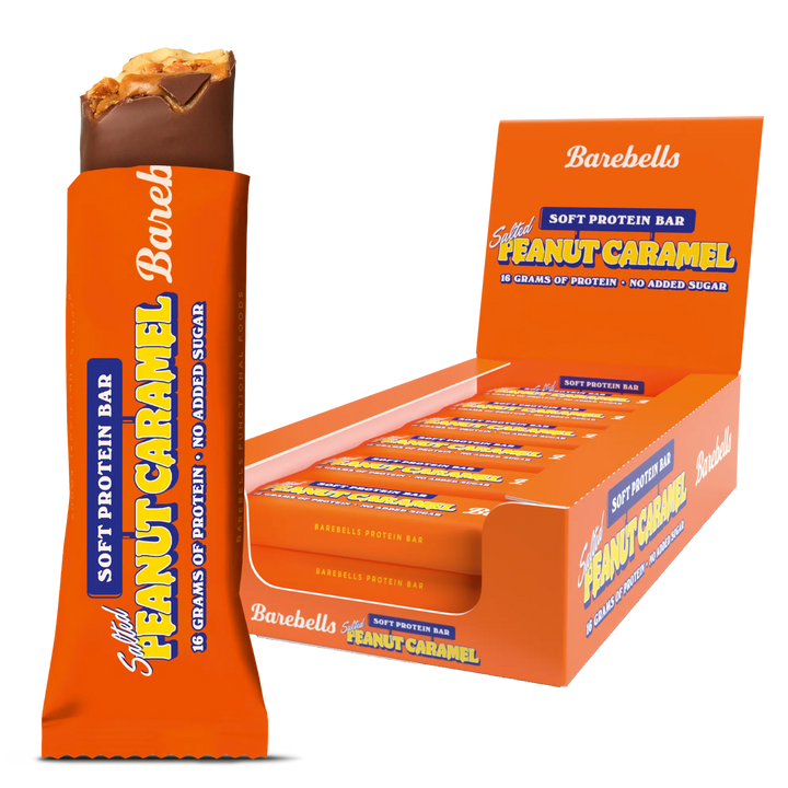 Barebells Soft Protein Bar Peanut Caramel 16g Protein No Added Sugar 55g