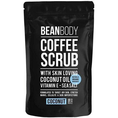 Bean Body Coffee Bean Scrub with Coconut Oil Vitamin E and Coconut 220g