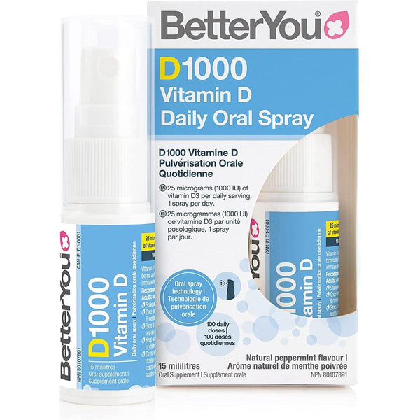 Better You D1000 Vitamin D Oral Spray 15ml