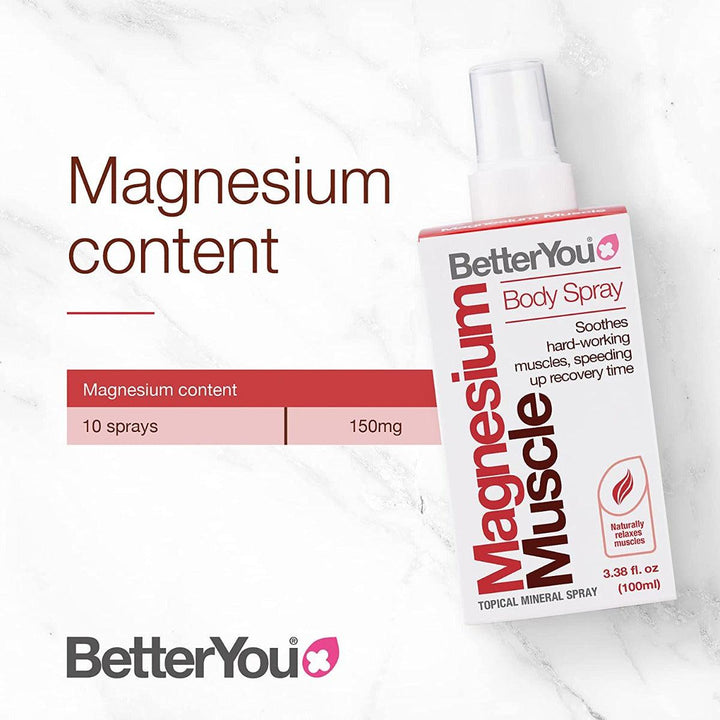 Better You Magnesium Muscle Body Spray 100ml