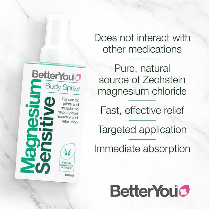 Better You Magnesium Sensitive Body Spray 100ml