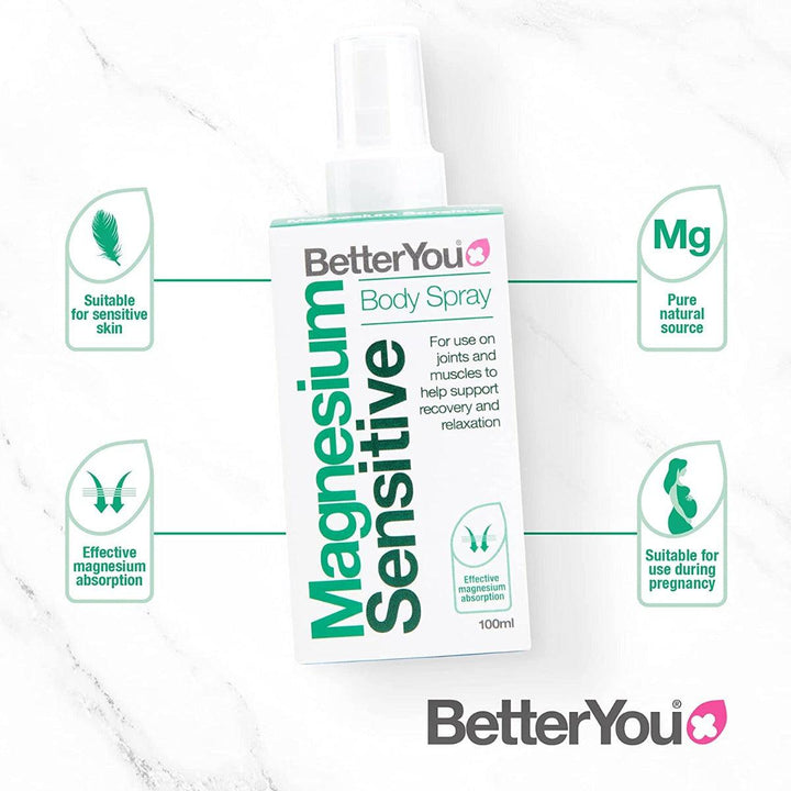 Better You Magnesium Sensitive Body Spray 100ml