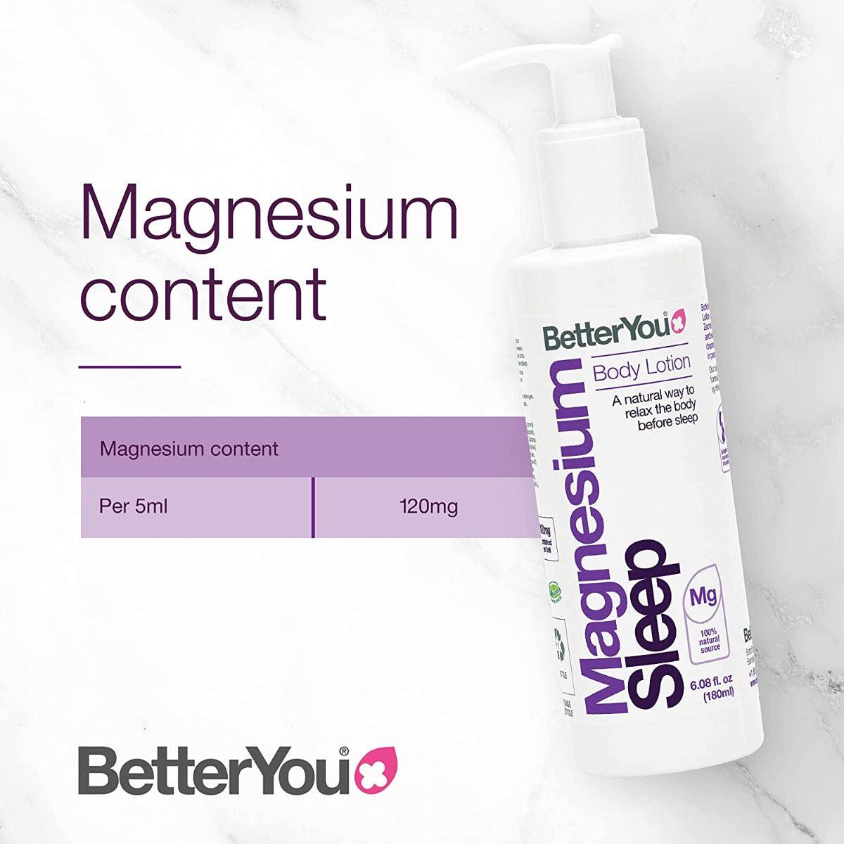 Better You Magnesium Sleep Body Lotion 180ml