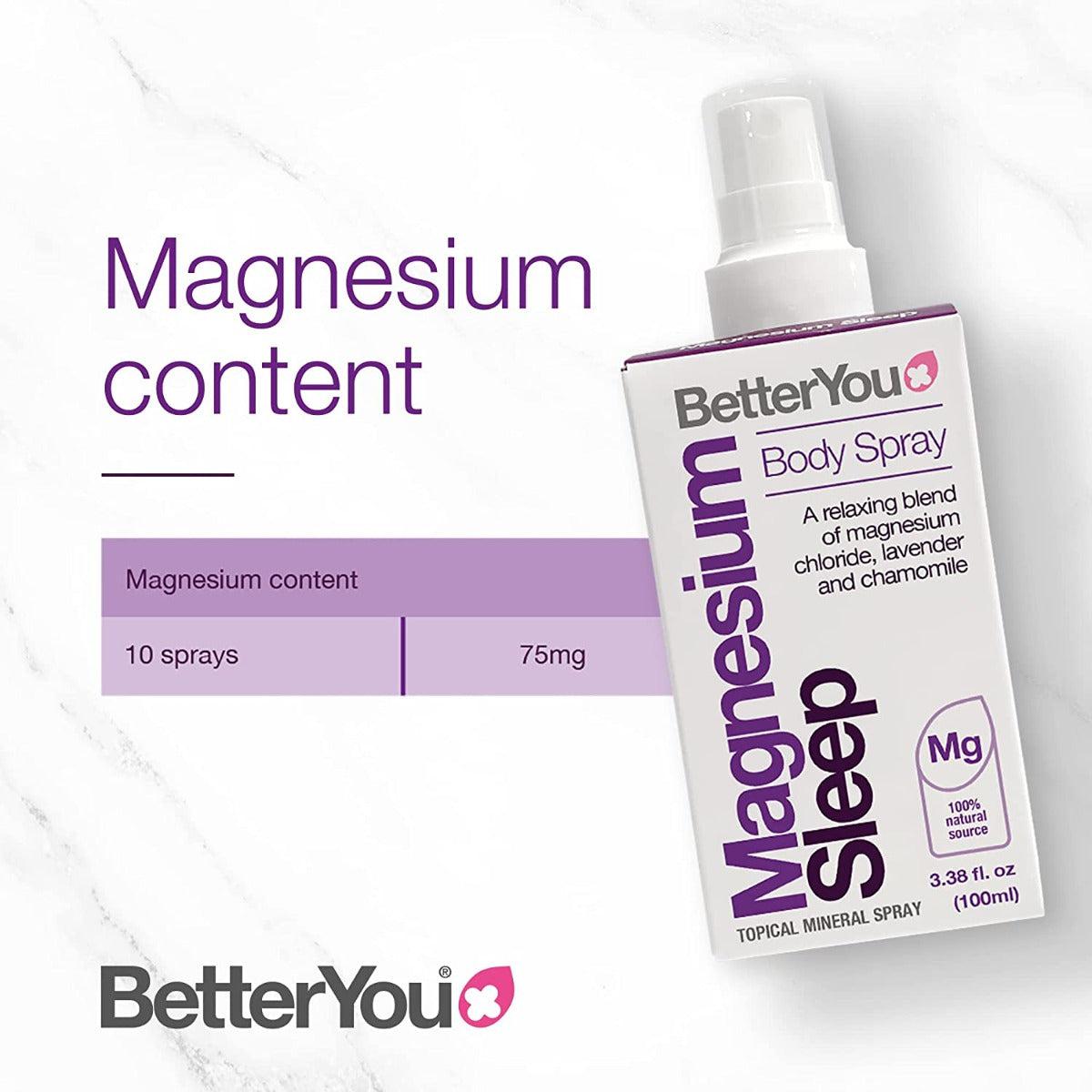 Better You Magnesium Sleep Body Spray 100ml