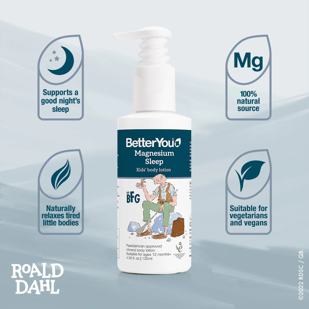 BetterYou Magnesium Sleep Kids' Lotion With lavender and chamomile 135ml