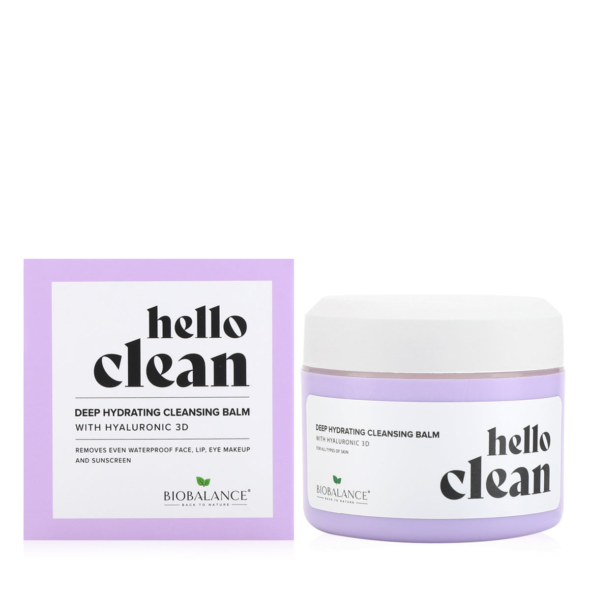 Bio Balance Hello Clean Cleansing Balm Brightening With Hyaluronic Acid 100ml