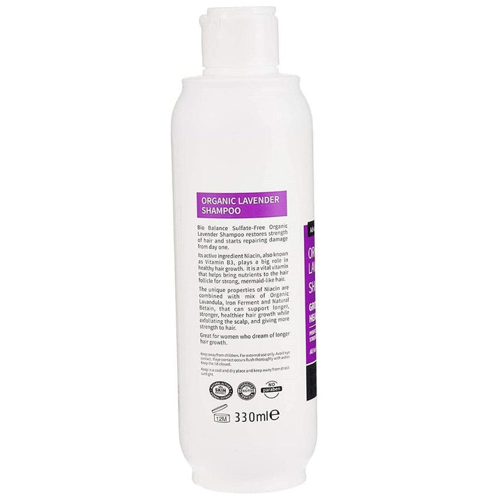 Bio Balance Organic Lavender Shampoo All Hair Types No Sulfates No Parabens No Minerals 330ml