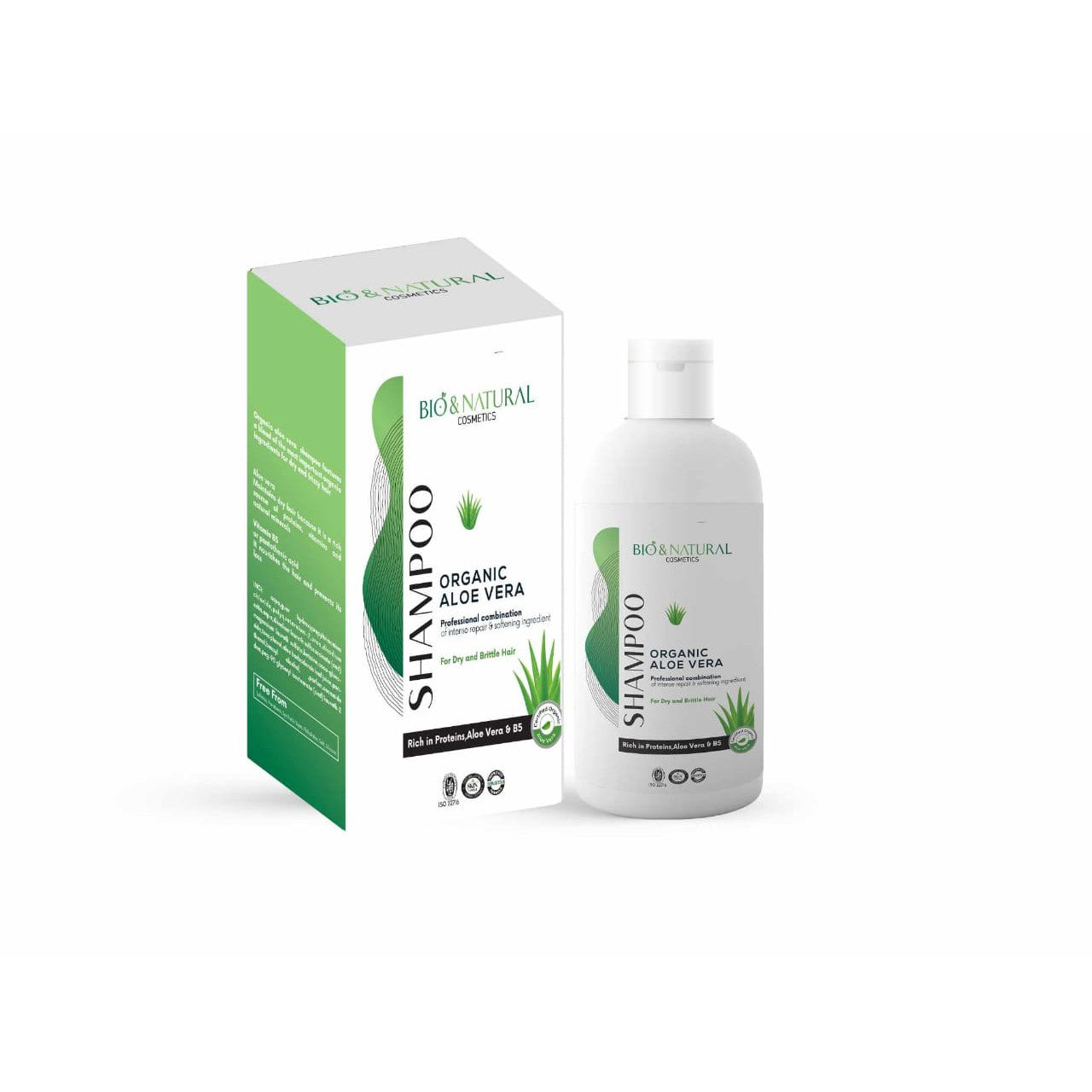 Bio & Natural Shampoo Organic Aloe Vera for Dry Hair 400ml