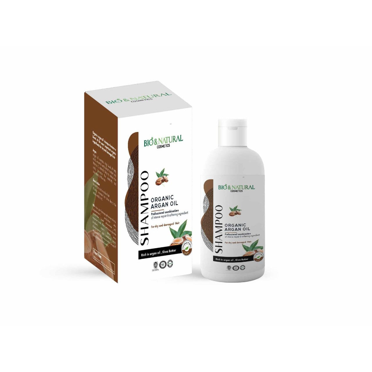 Bio & Natural Shampoo Organic Argan Oil for Dry and Normal Hair 400ml
