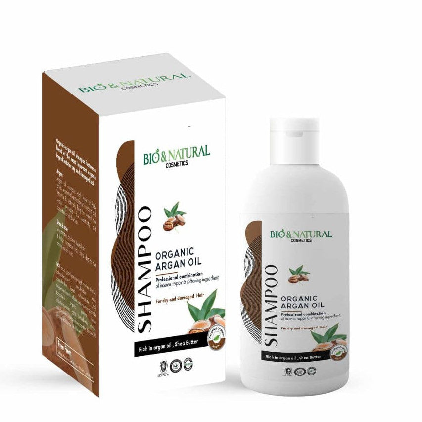 Bio & Natural Shampoo Organic Argan Oil for Dry and Normal Hair 400ml