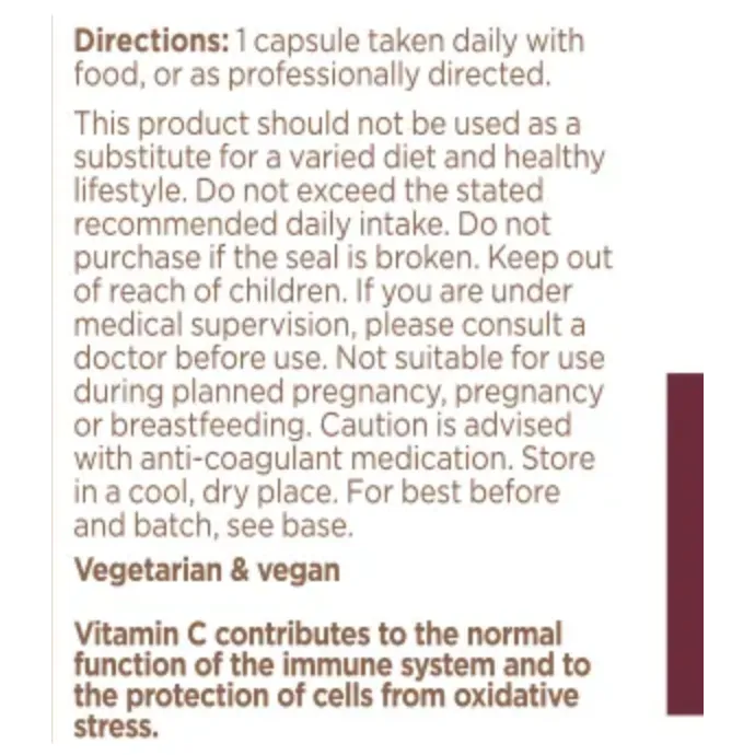 BioCare Antioxidant Complex with turmeric, green tea and grapeseed 30 Vegetable Capsules