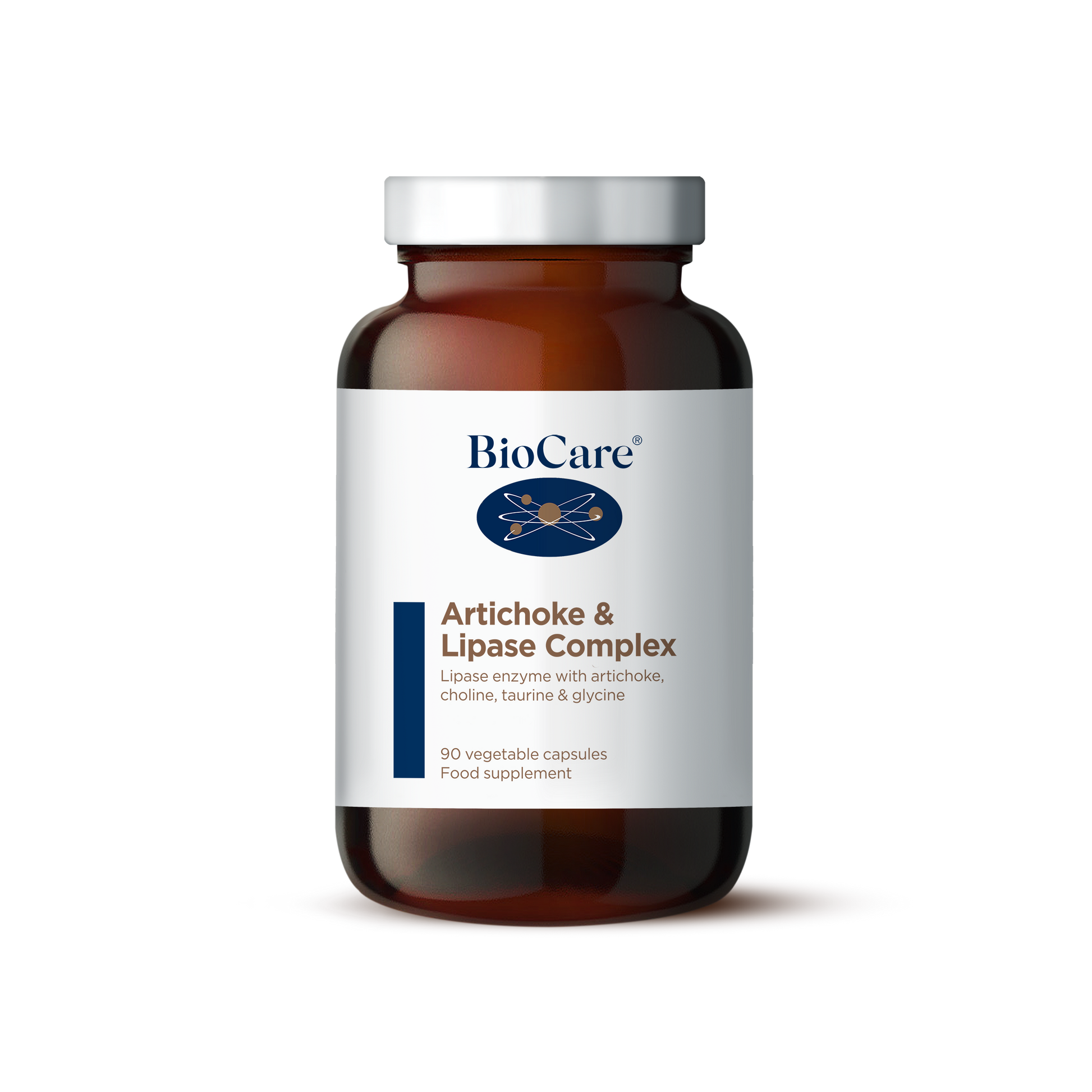 BioCare Artichoke & Lipase Complex with Choline, Taurine & Glycine 90 Vegetable Capsules