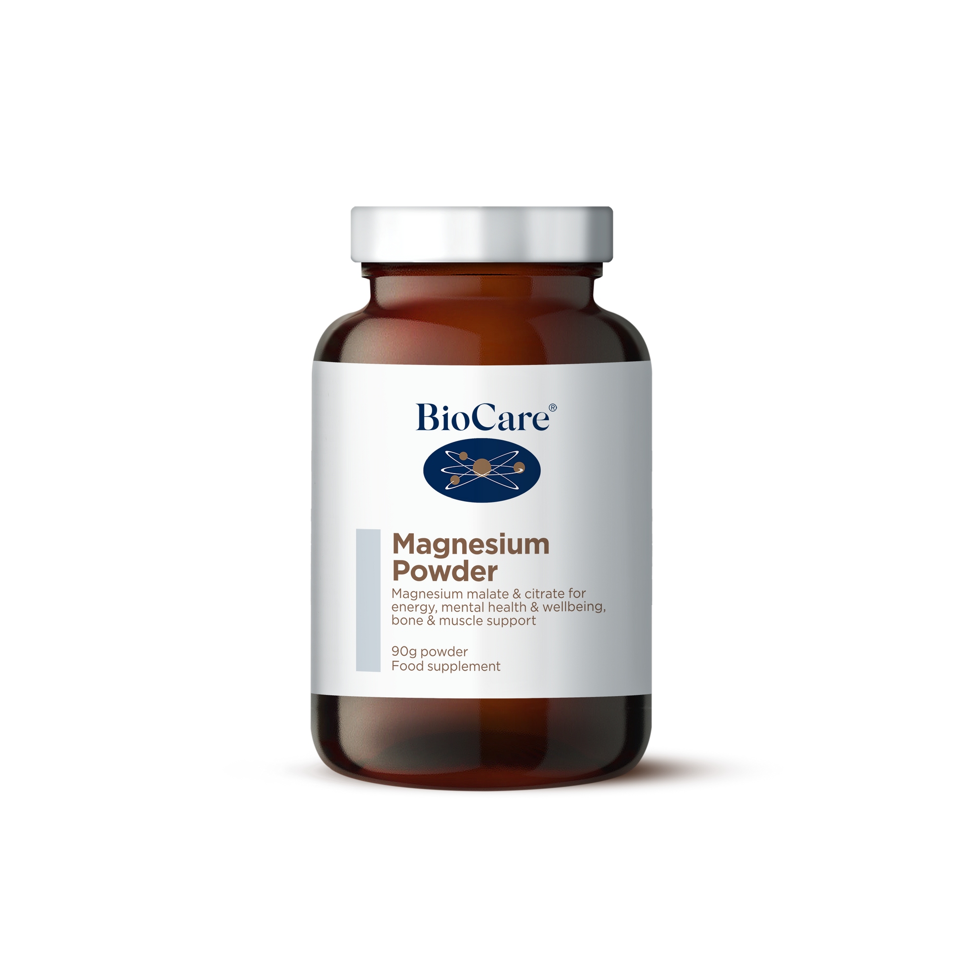 BioCare Magnesium Complex Powder of magnesium malate & magnesium citrate 90g Vegan