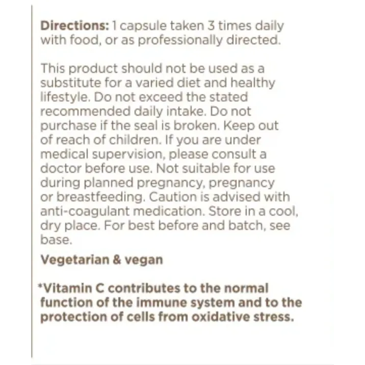 BioCare Quercetin Complex with Bromelain and Vitamin C 90 Capsules Vegan