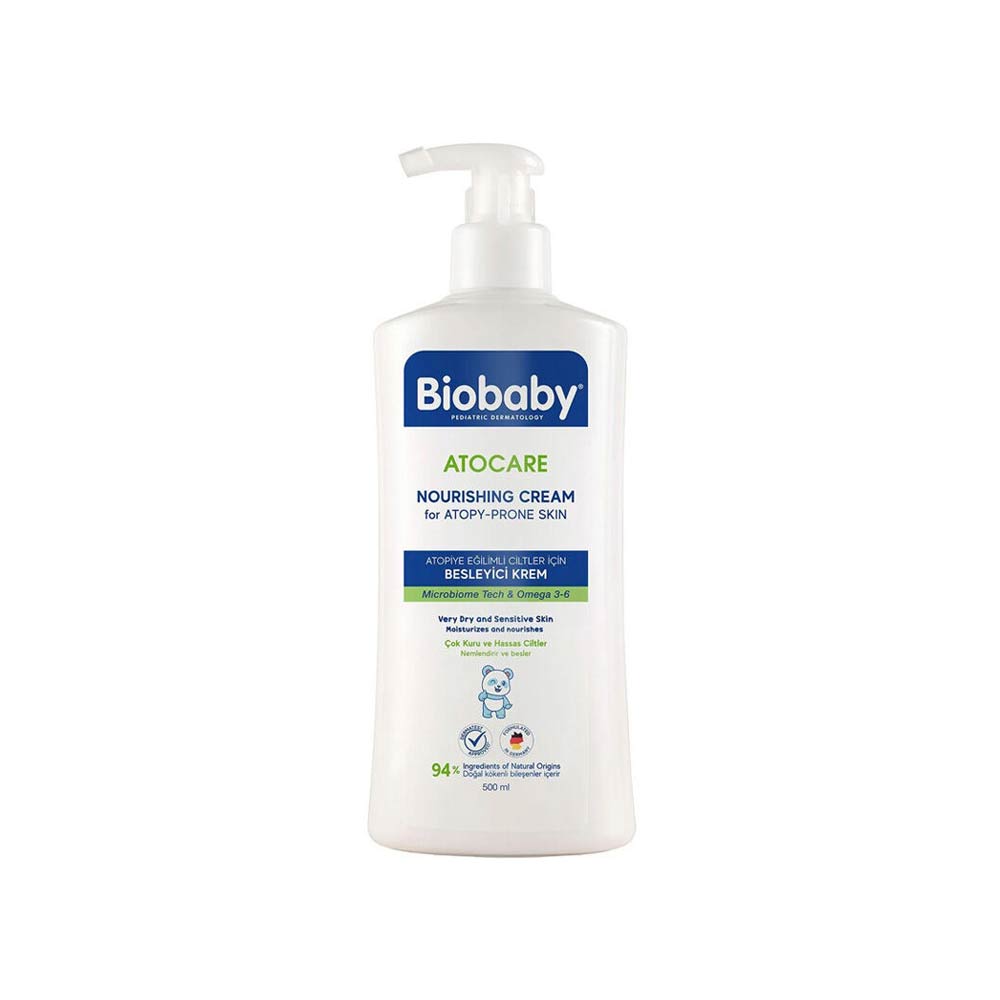 Biobaby Atocare Nourishing Cream for dry & sensitive skin – 500ml