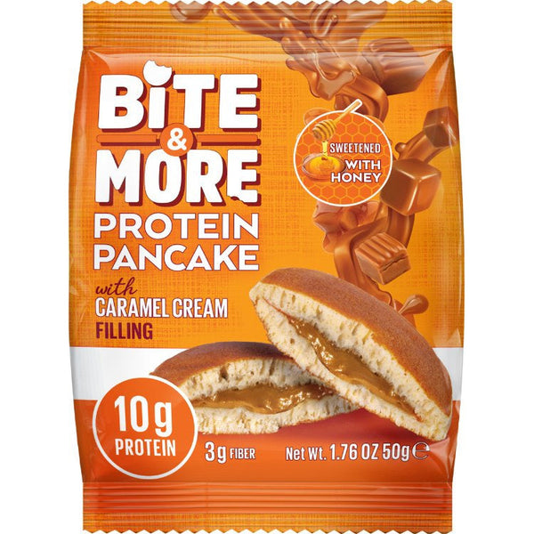 Bite & More Protein Pancake with Caramel Filling 10g Protein 50g