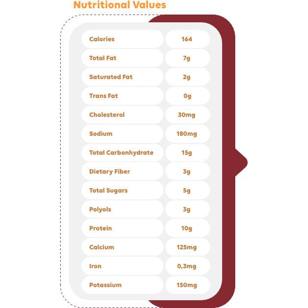 Bite & More Protein Pancake with Strawberry Cream Filling 10g Protein 50g