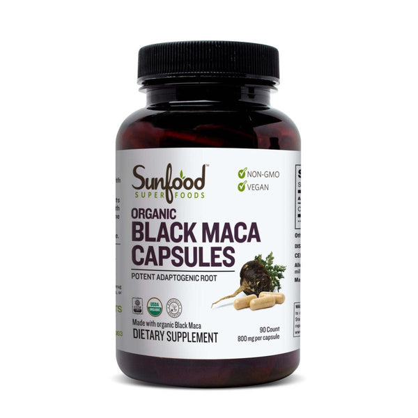 Black Maca Capsules 800mg Non-GMO 90 Capsules