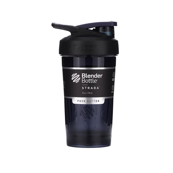 Blender Bottle STRADA Steel Black 24oz 710ml