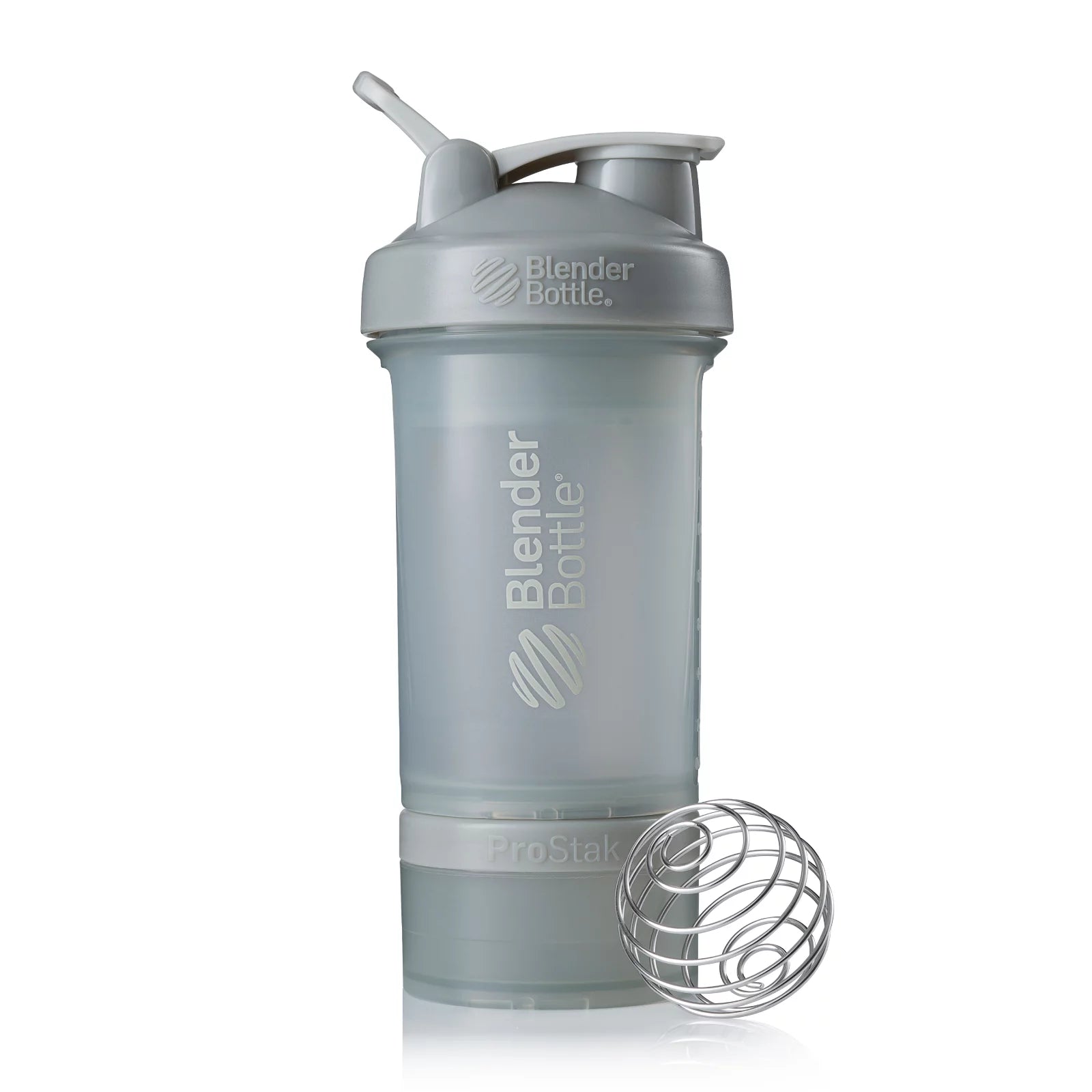 Blender Bottle Shaker ProStack 651ml - Smoke Grey Color – Healthland Co.