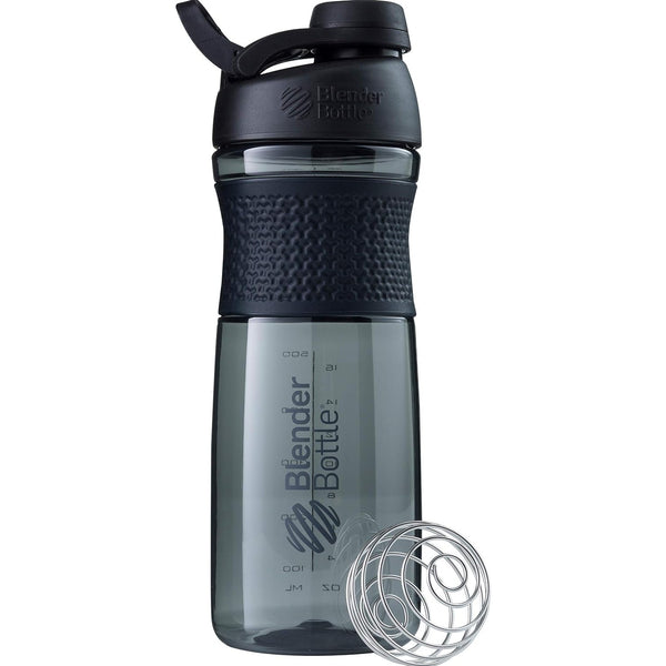 Blender Bottle Shaker SportMixer Black 26oz 760 ml
