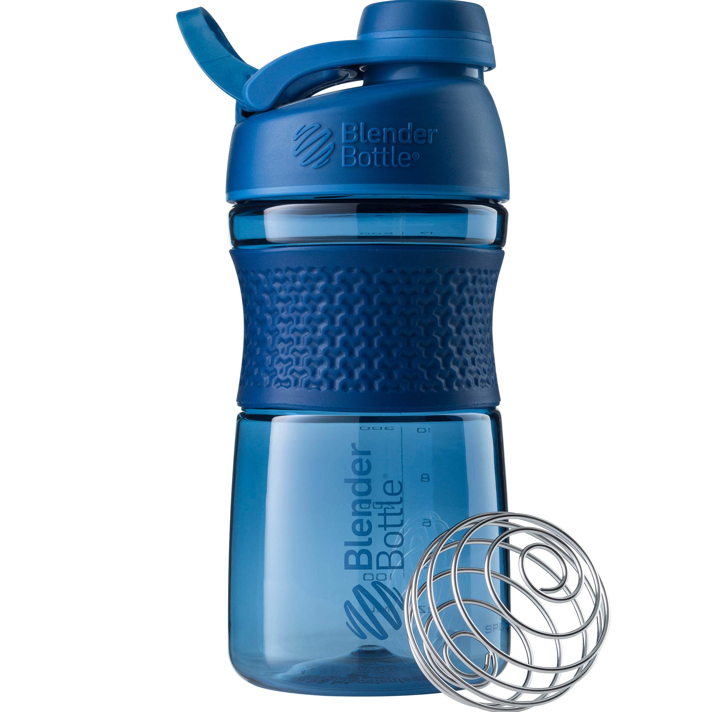 Blender Bottle Shaker SportMixer Blue Navy 20oz 591 ml